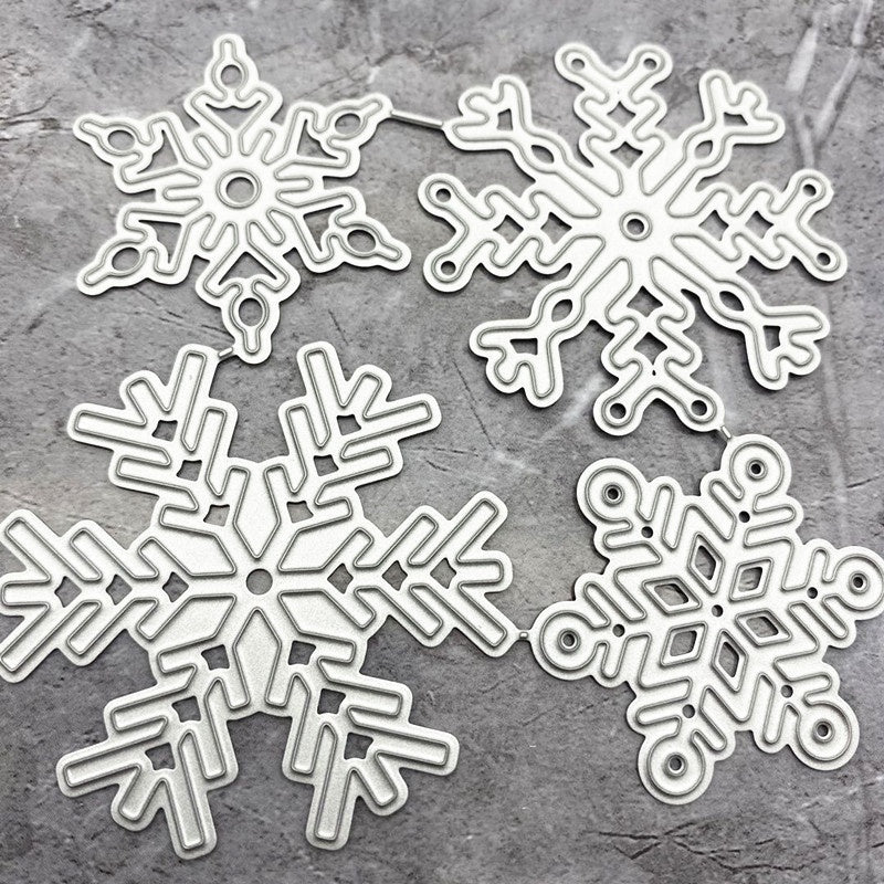 1pc Christmas Snowflake Metal Die Cutting Dies Scrapbooking Embossing Stencil
