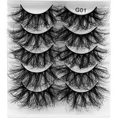 Multilayer Natural Cross Faux Mink Lashes
