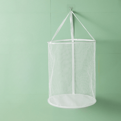 Folding Mesh Dirty Clothes Basket Large Capacity Laundry Bag