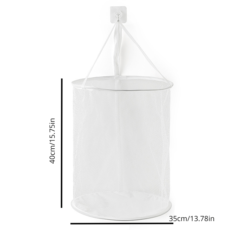 Folding Mesh Dirty Clothes Basket Large Capacity Laundry Bag