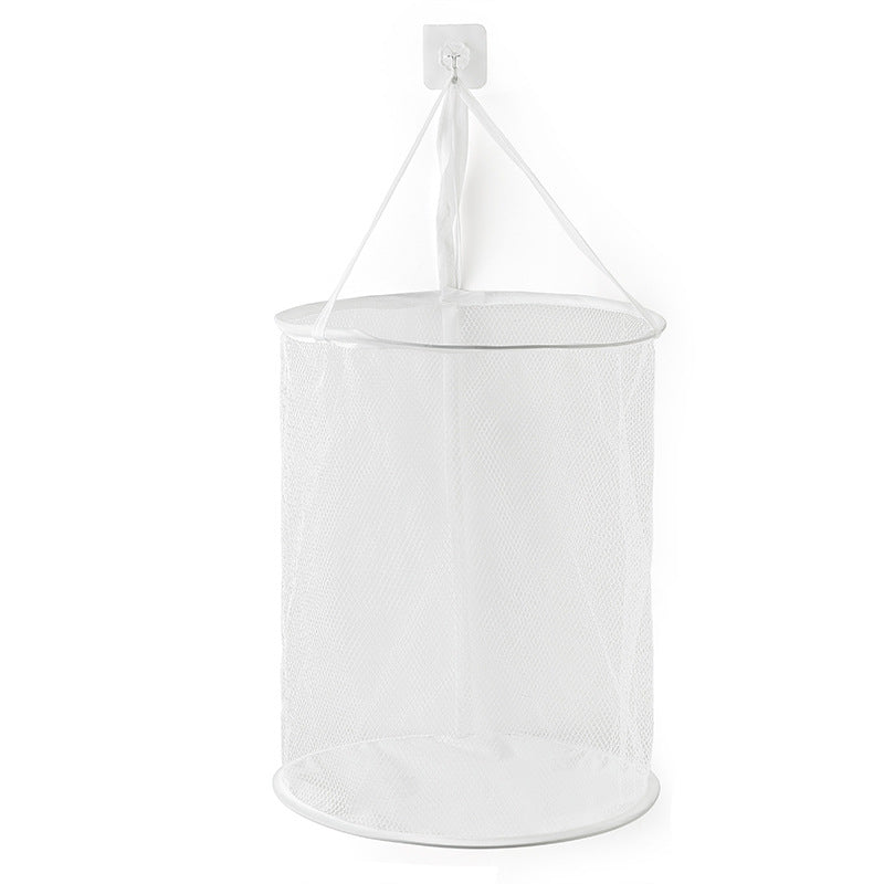 Folding Mesh Dirty Clothes Basket Large Capacity Laundry Bag