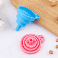 8pcs Collapsible Funnel Wide Mouth Bottle Funnel Kitchen Canning Funnel