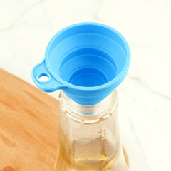 8pcs Collapsible Funnel Wide Mouth Bottle Funnel Kitchen Canning Funnel