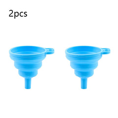 8pcs Collapsible Funnel Wide Mouth Bottle Funnel Kitchen Canning Funnel