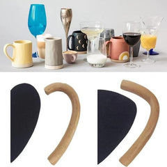 12pcs Pottery Mug Handle Molds DIY Cups Handle Making Mold Tool