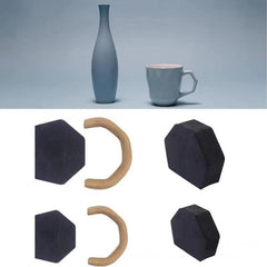 12pcs Pottery Mug Handle Molds DIY Cups Handle Making Mold Tool