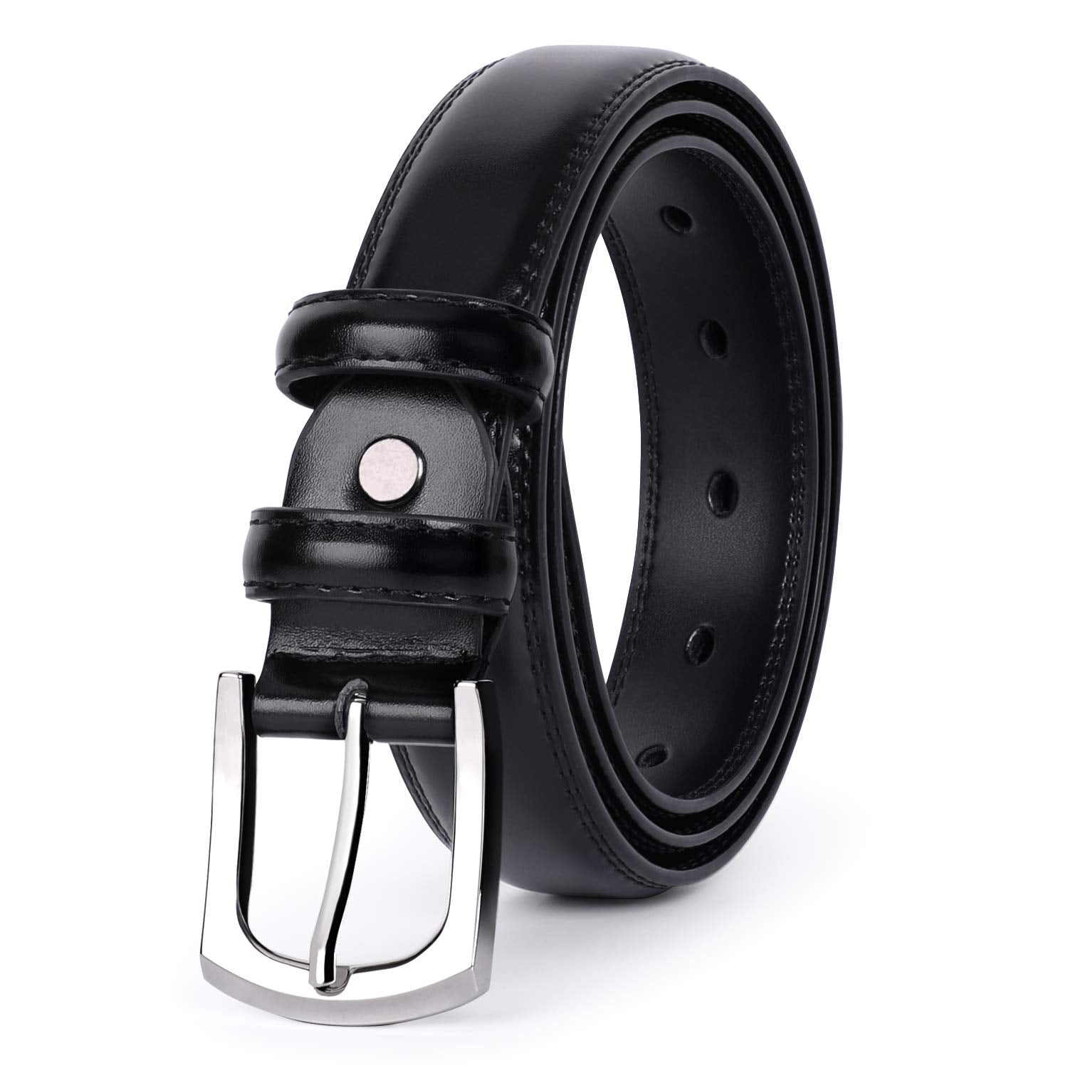 Ruciyg Men's Leather Dress Belt Claw Buckle Classic Casual Belt