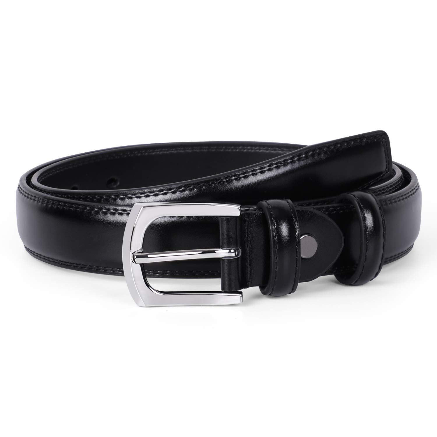 Ruciyg Men's Leather Dress Belt Claw Buckle Classic Casual Belt