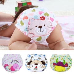 3pcs Baby Cotton Training Pants Underwear Diaper Pants
