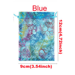 100 Colorful Organza Bags Wedding Favor Drawstring Gift Bags