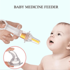 Silicone Baby Syringe Feeder Liquid Inlet Pacifier Feeder