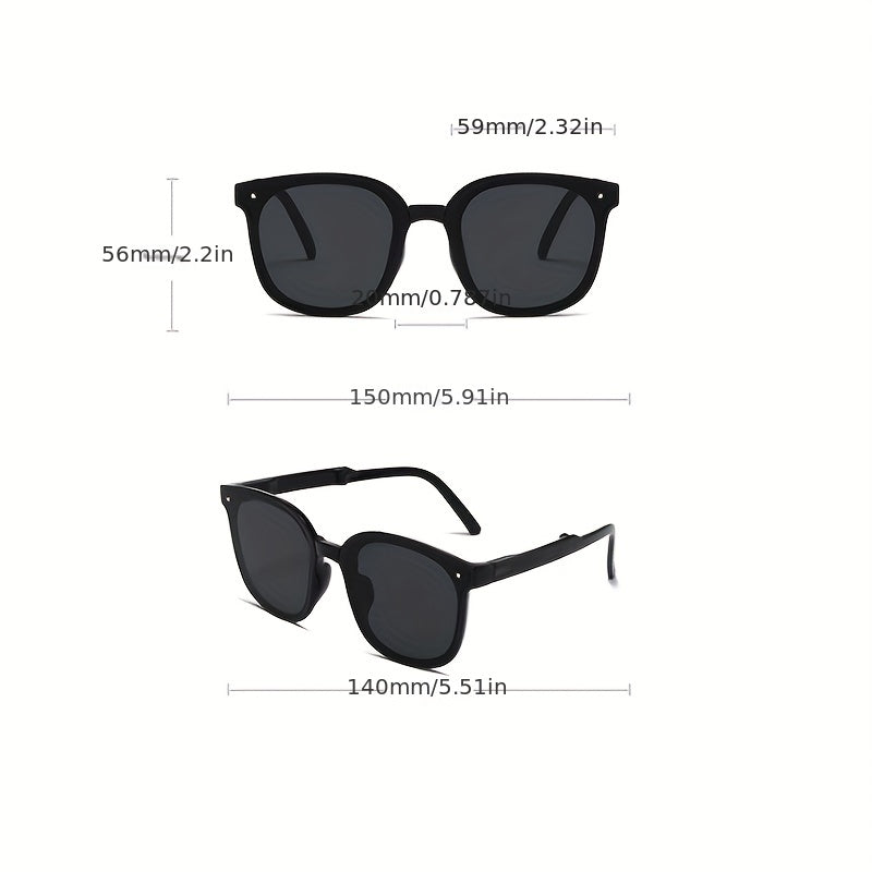 Foldable UV400 Sunglasses Lightweight Summer Sun Shades Glasses