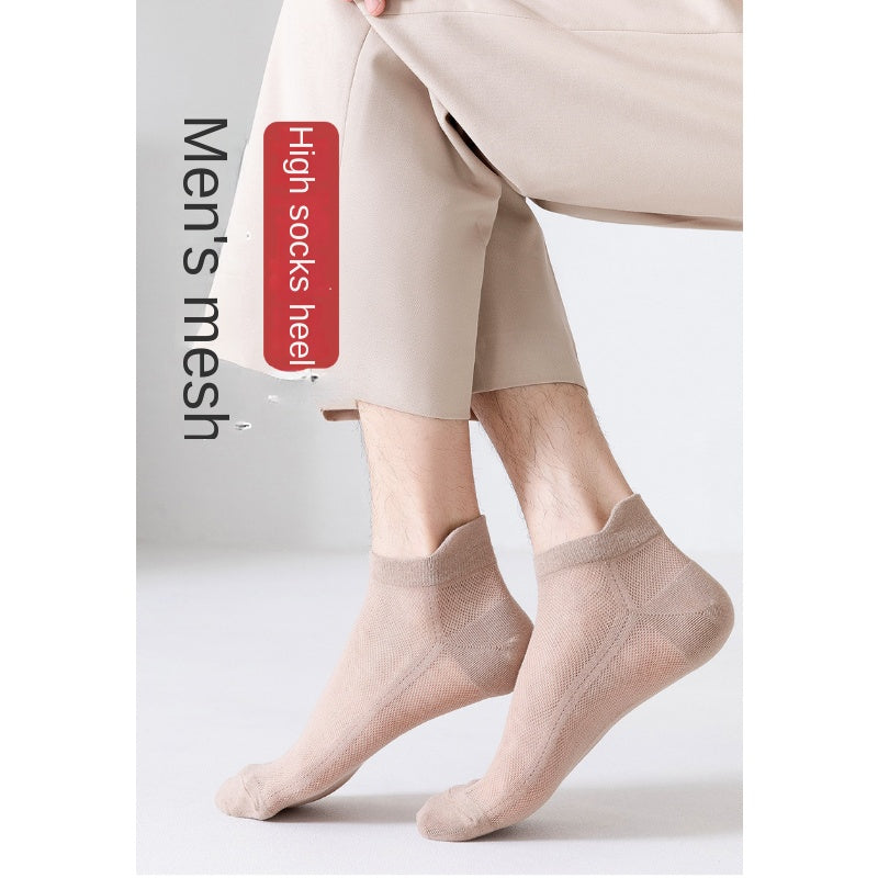 Men's Breathable Thin Low cut Sports Socks