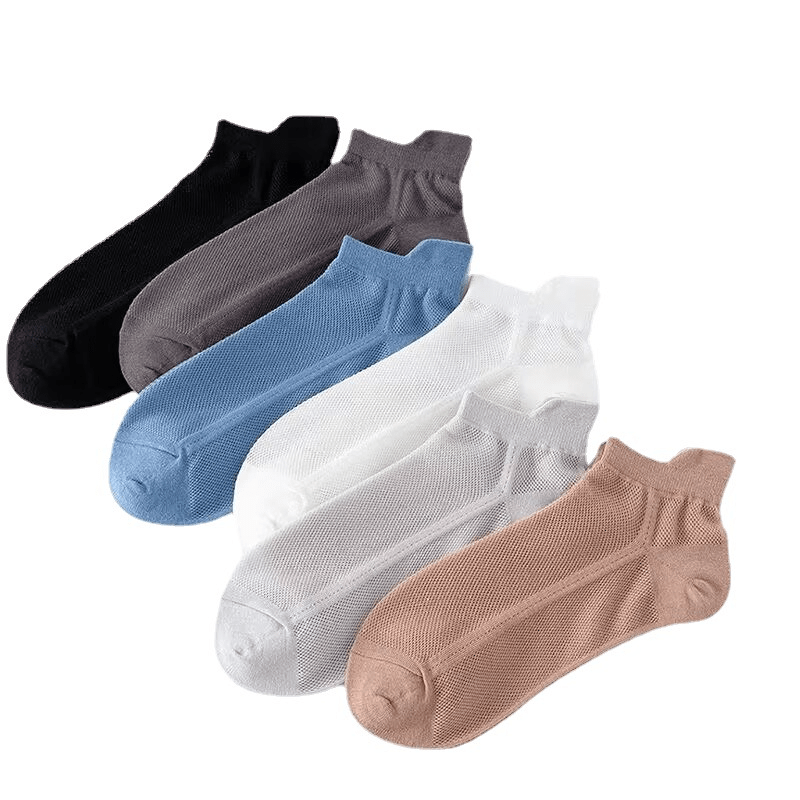 Men's Breathable Thin Low cut Sports Socks