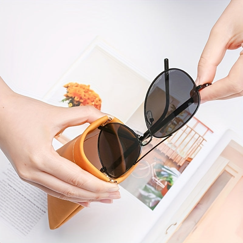 Sunglasses Storage Bag Portable Glasses Box Automatic Closing