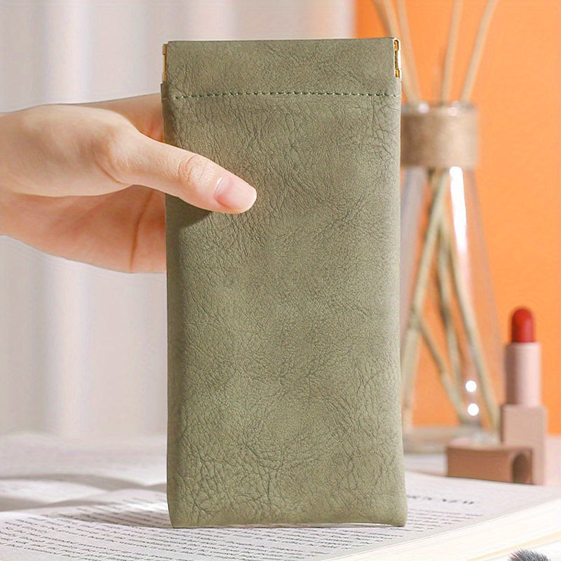 Sunglasses Storage Bag Portable Glasses Box Automatic Closing