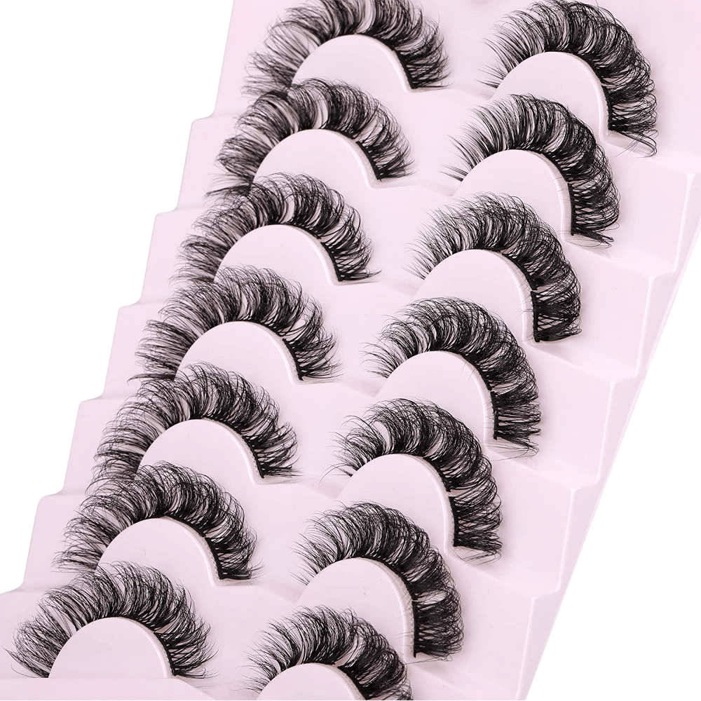 Natural Cluster Lashes Extensions Wispy False Eyelashes DIY Lashes