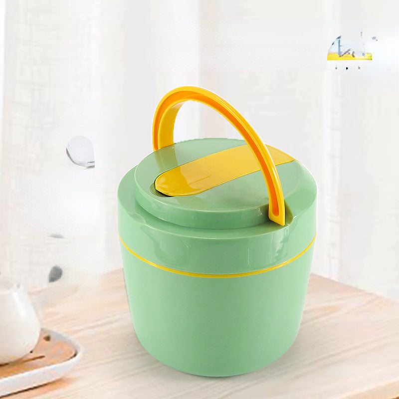 Insulated Double Layer Bento Box - Leakproof & Microwave Safe Lunch Box
