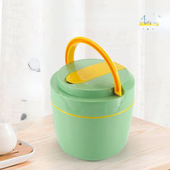 Insulated Double Layer Bento Box - Leakproof & Microwave Safe Lunch Box