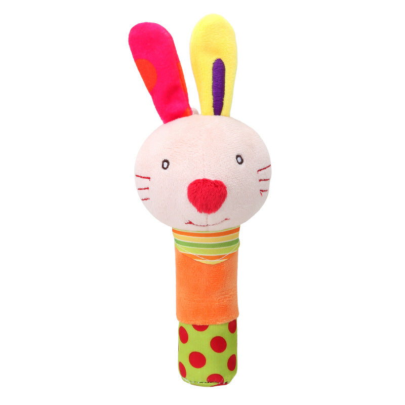 Animal Series Baby Hand Rattle Plush Toy
