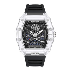 Hollow Quartz Watch Wine Barrel Men's Accessories