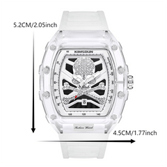 Hollow Quartz Watch Wine Barrel Men's Accessories