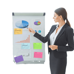450 Sheets Multicolor Sticky Notes 9 Colors 10.01 x 7.01cm Office Supplies