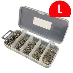 95pcs Fishing Tool Set Stainless Swivels Snap Hooks Lure Connectors