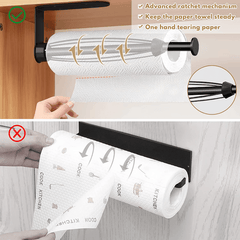 Under Cabinet Paper Towel Holder Wall Mount with Damping