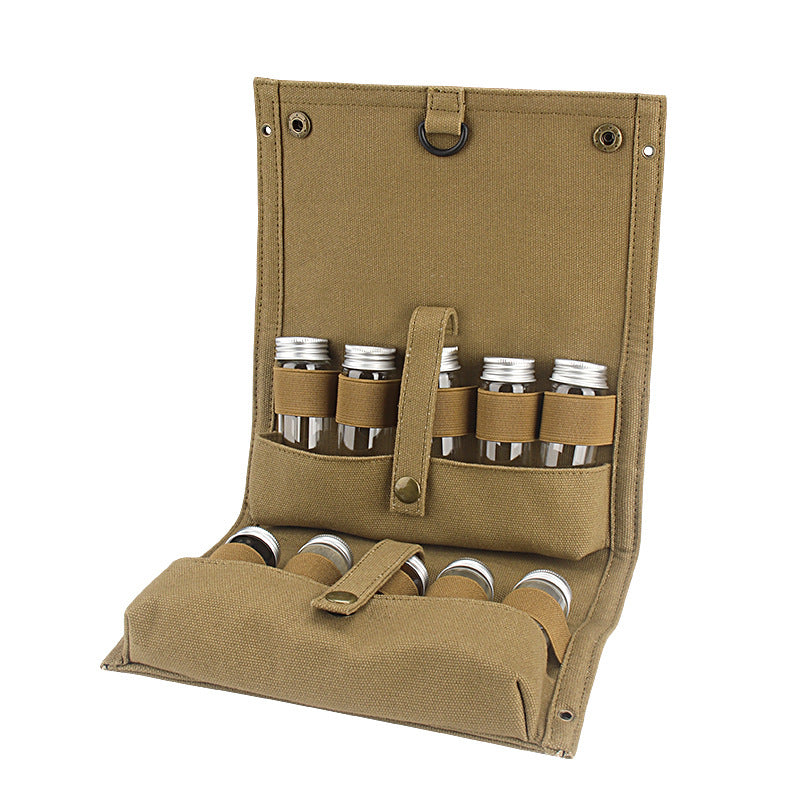Seasoning Bottle Set with Canvas Bag