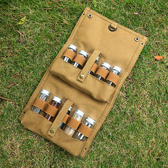 Seasoning Bottle Set with Canvas Bag