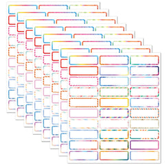 30pcs Name Tags Index Labels Handwritten Cartoon Stickers