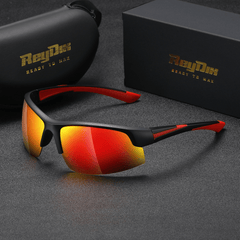 ReyDix Unisex Polarized Sports Sunglasses for Men