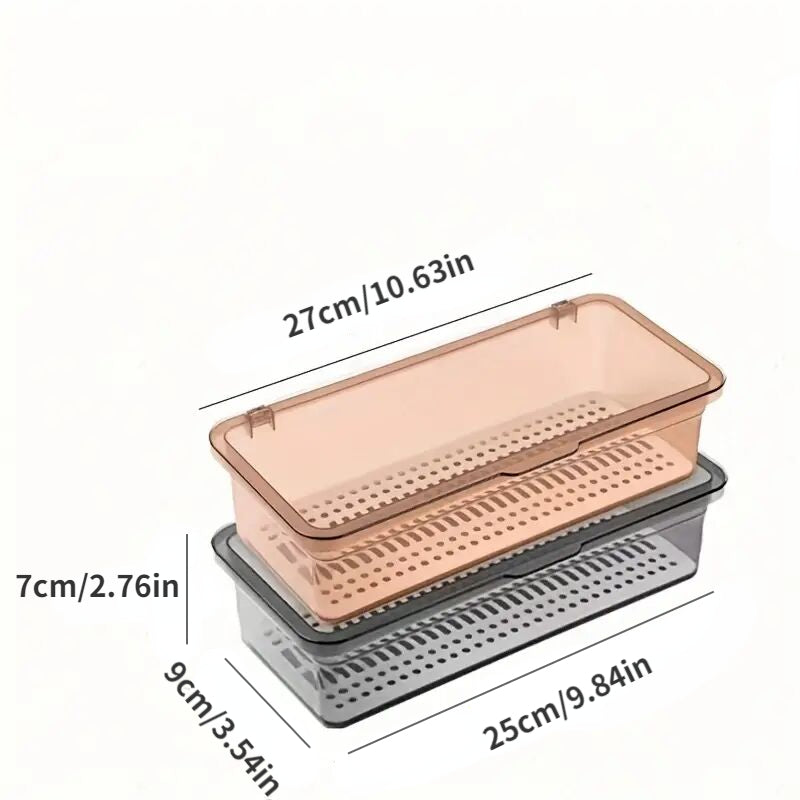 Large Makeup Brush Storage Box - Keep Brushes Organized & Dust Free