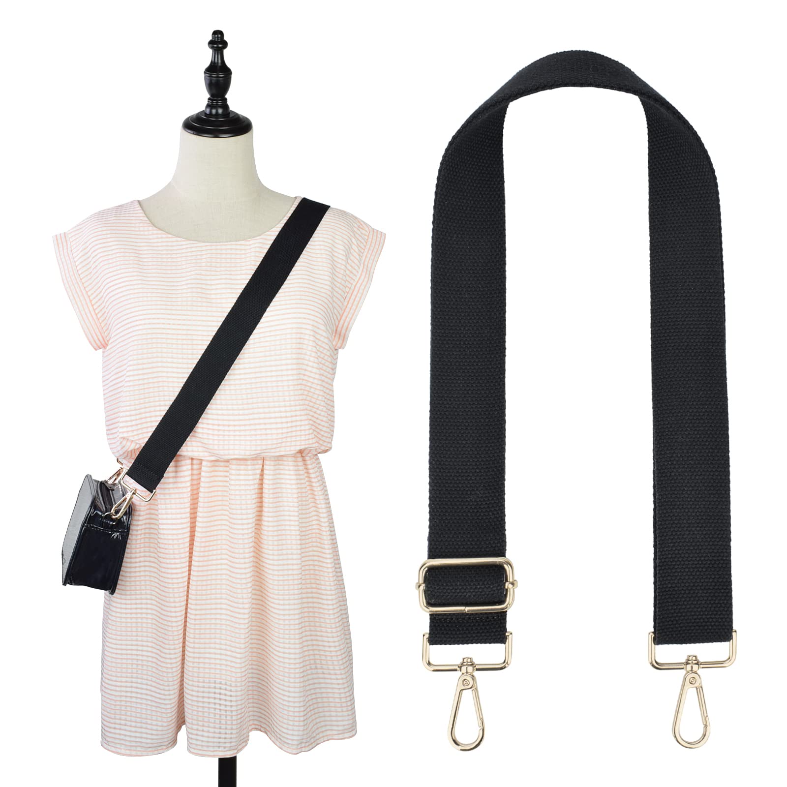 Adjustable Strap Purse Strap Replacement Belt DIY Solid Handbag Strap