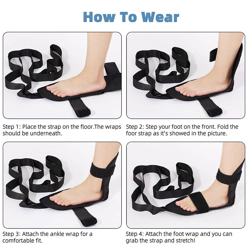 Elastic Resistance Band Yoga Aid Ankle Stretching Belt Fitness Equipment