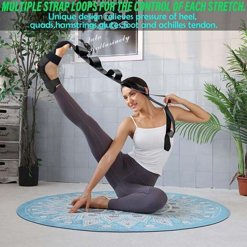 Elastic Resistance Band Yoga Aid Ankle Stretching Belt Fitness Equipment