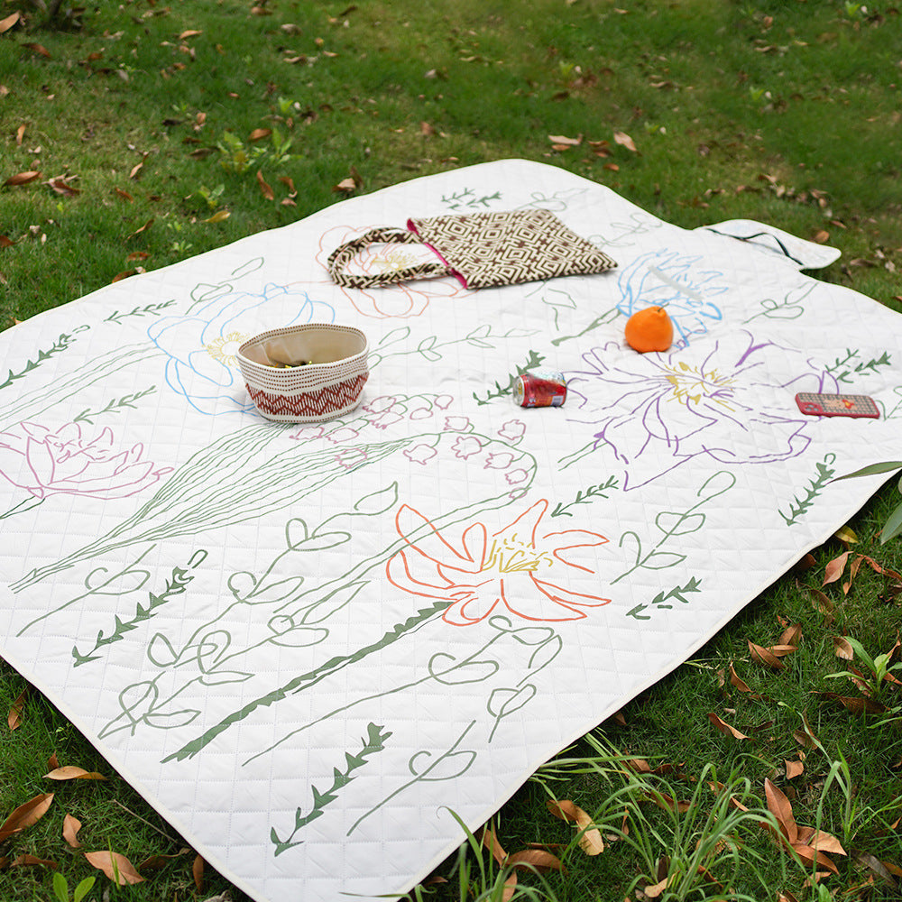 Large Picnic Mat Moisture proof Fabric Floor Mat Outdoor Camping