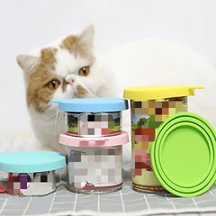 Silicone Pet Food Can Covers - 3 Pack