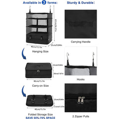Travel Closet Organizer for Camping and Hiking