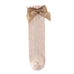 Baby Girls Bow Over The Knee Socks