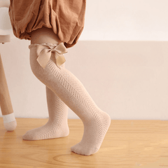 Baby Girls Bow Over The Knee Socks