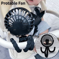USB Rechargeable Mini Handheld Stroller Fan