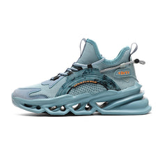 Men's Geometric Print Breathable Blade Sneakers