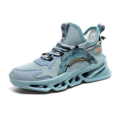 Men's Geometric Print Breathable Blade Sneakers