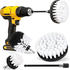 4pcs Drill Brush Attachment Set Power Scrubber Kit for Cleaning
