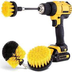 4pcs Drill Brush Attachment Set Power Scrubber Kit for Cleaning