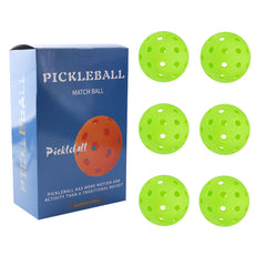 6pcs 40 Hole Pickleball Balls for Competition
