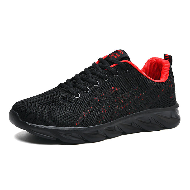 Men's Lace up Athletic Sneakers Wear-resistant Breathable Shoes