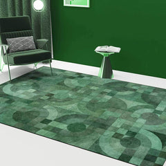 Modern Crystal Velvet Large Area Rug Non-slip Soft Polyester